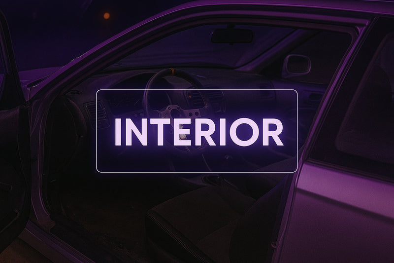 Das futuristische Interieur eines Autos mit dem Titel 'CARPARTS Interior'. Entdecken Sie hochwertige Auto Innenausstattung für mehr Stil und Komfort.