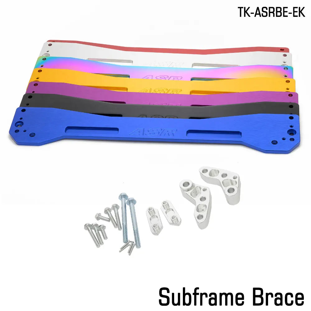 Enhance Your Honda Civic: Rear Tie Bar Subframe Brace & Tie Bar for 96-00 Models - Multiple Color Options Available