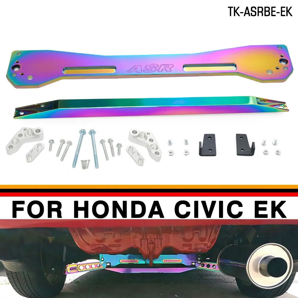 Enhance Your Honda Civic: Rear Tie Bar Subframe Brace & Tie Bar for 96-00 Models - Multiple Color Options Available